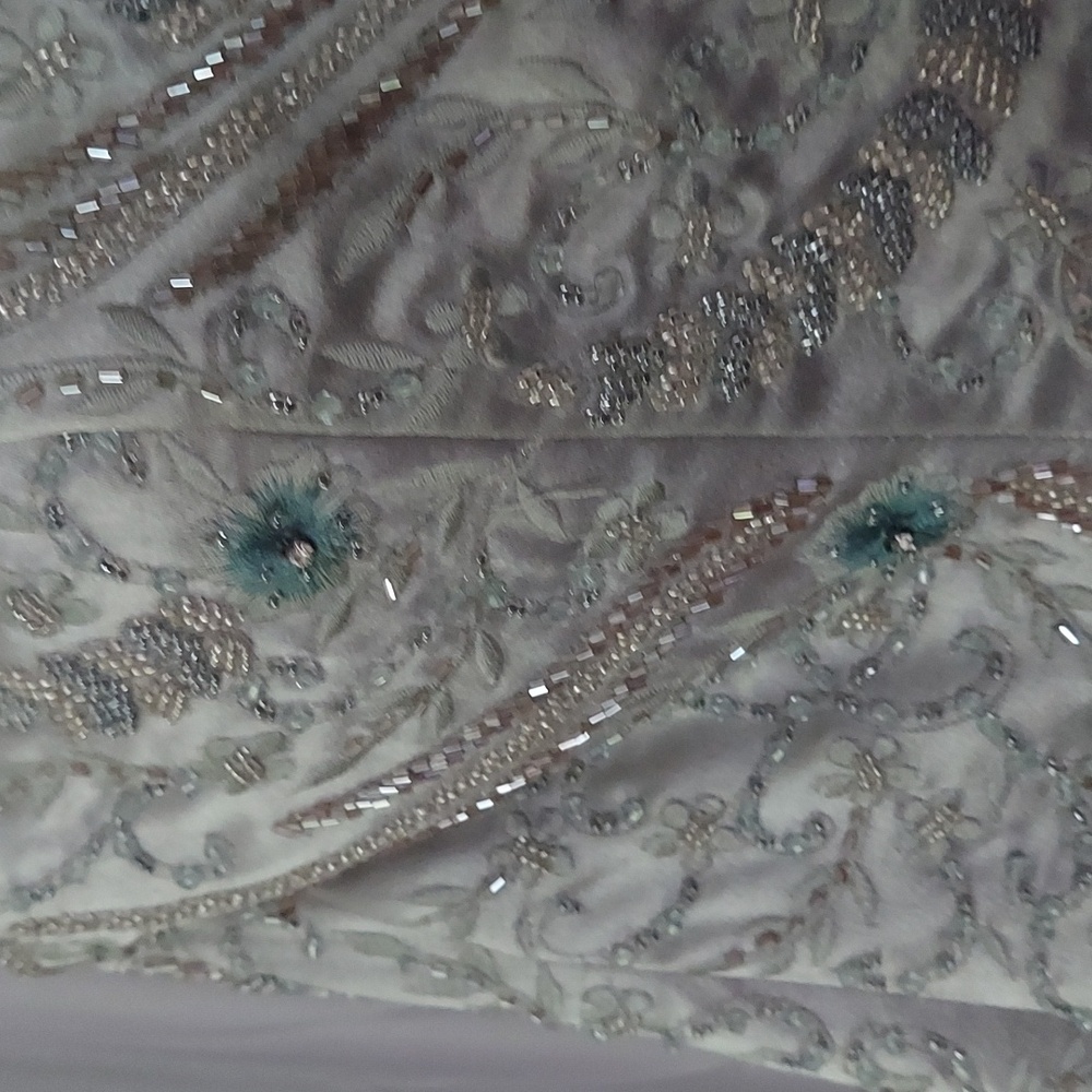Montage Mon Cheri Beaded Corset Top A-Line Formal Dress With Jacket Size 6 - Picture 8 of 10